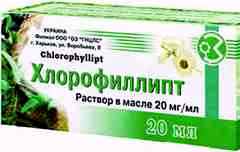 Хлорофиллипт вазелиновое масло альбуцид 20